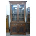 A Victorian mahogany bookcase