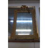 A 19th Century French gilt gesso framed mirror