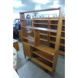 A teak room divider