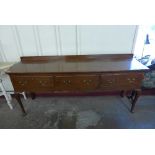 A George III oak dresser