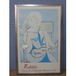 A Pablo Picasso exhibition poster