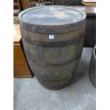 A whisky barrel