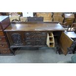A 19th Century French carved oak sideboard
