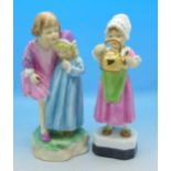 Two Royal Worcester figures,