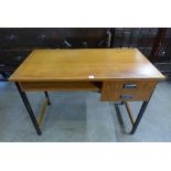 A teak desk