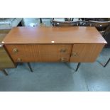 A teak sideboard