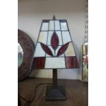 A Tiffany style table lamp