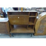 A teak side cabinet