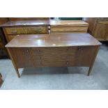 A teak sideboard