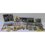 German pre and WWII collectors cards and cigarette cards, Salem and Kosmos cigarette cards,