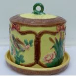 A majolica cheese dome