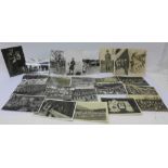 An interesting collection of German pre and WWII postcards, mainly Hitler Youth camps, marching,