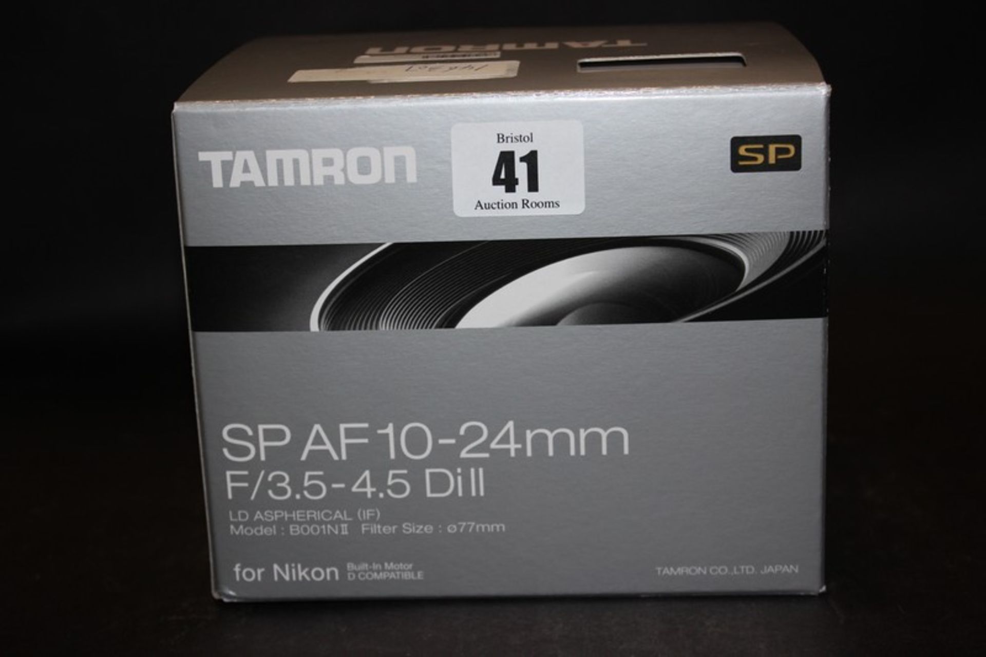 A Tamron SP 10-24mm F/3.5-4.5 Di II for Nikon (Boxed as new).