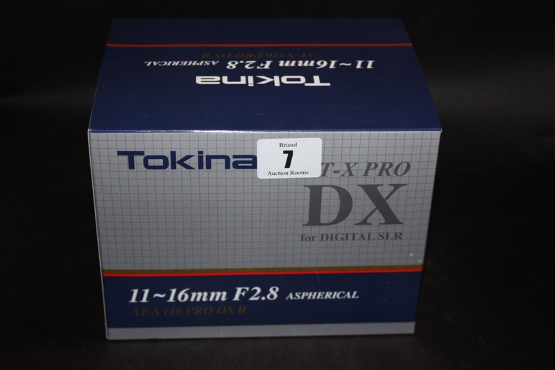 A Tokina 11-16mm F2.8 AT-X 116 Pro DX II for Canon (Boxed as new).