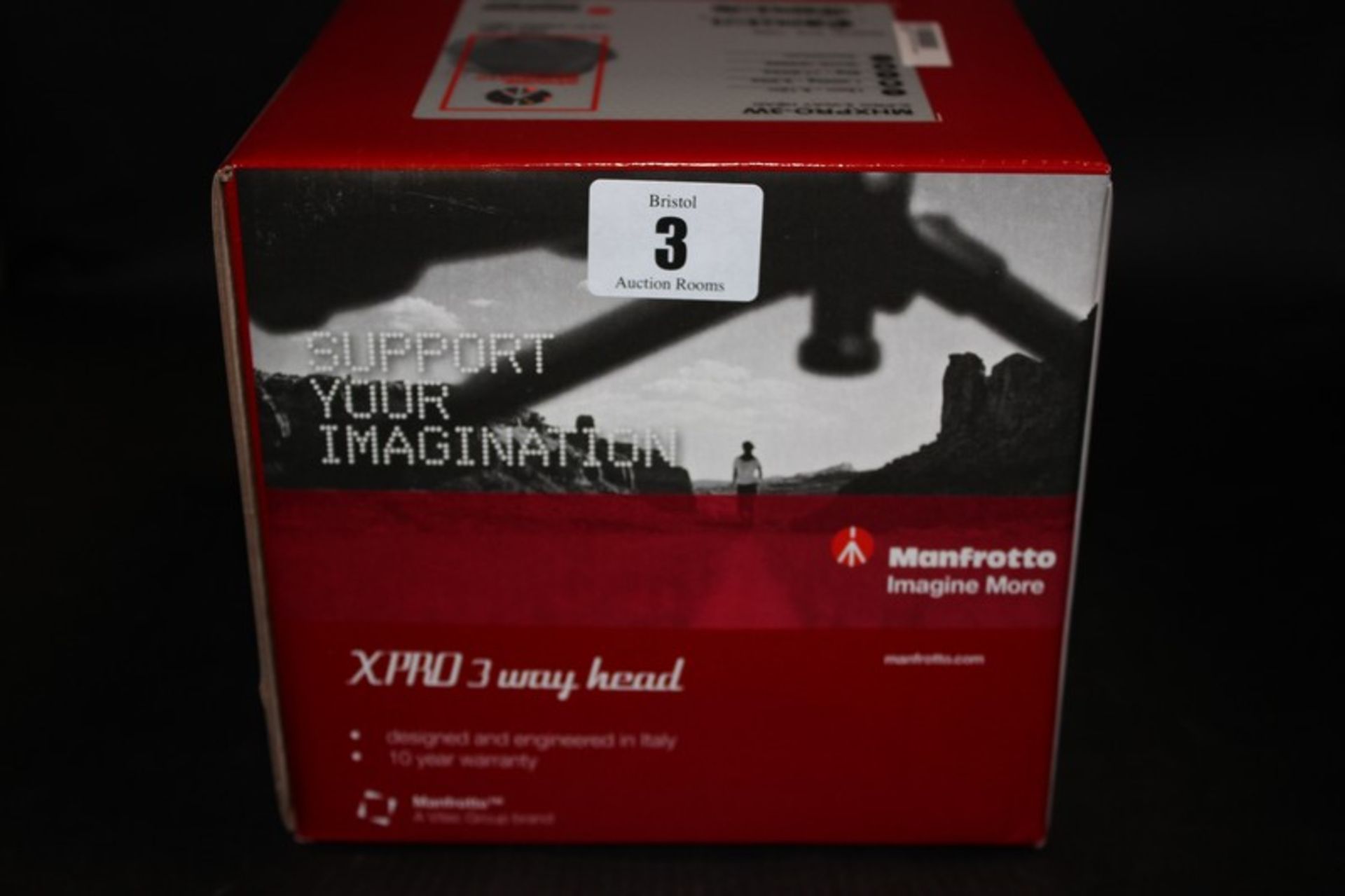 A Manfrotto XPRO 3 way head (Boxed as new).