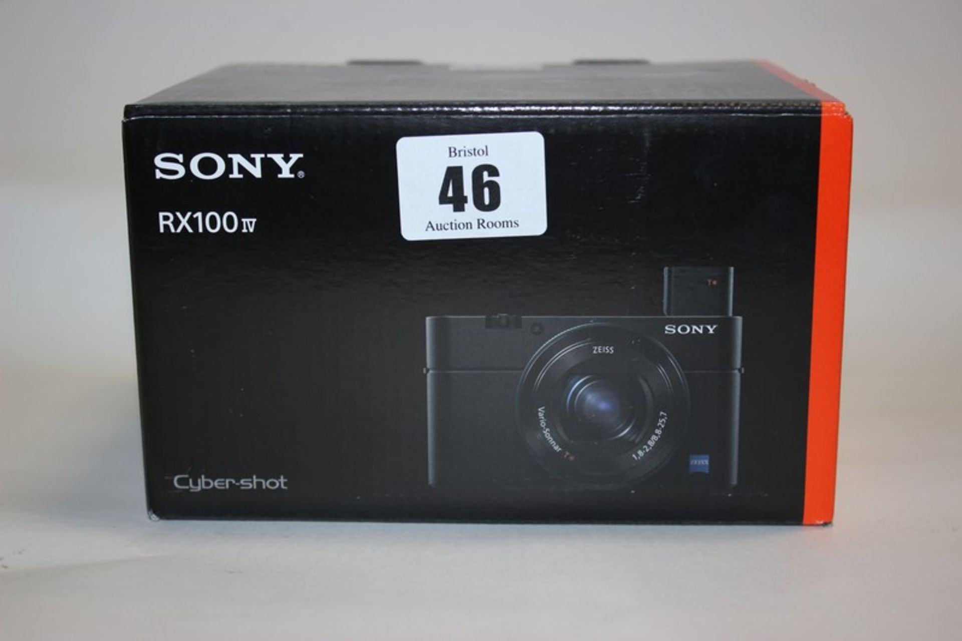 A Sony Cyber-Shot DSC-RX100M4 digital camera (Boxed as new).