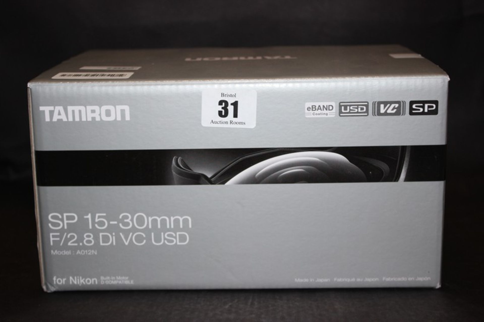 A Tamron SP 15-30mm F/2.8 Di VC USD for Nikon (Boxed as new).