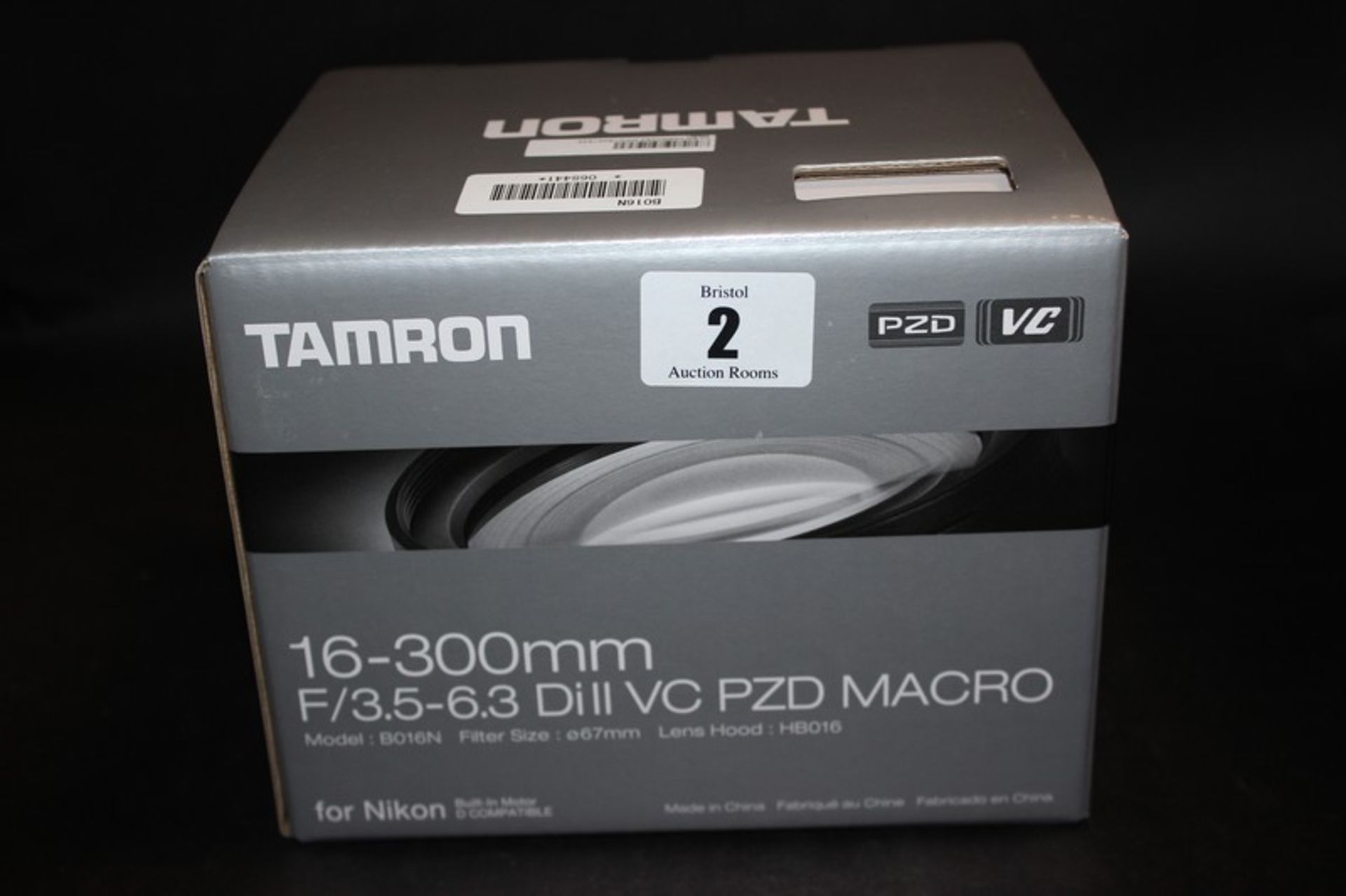 A Tamron 16-300mm F3.5-6.3 Di II VC PZD Macro for Nikon (Boxed as new).
