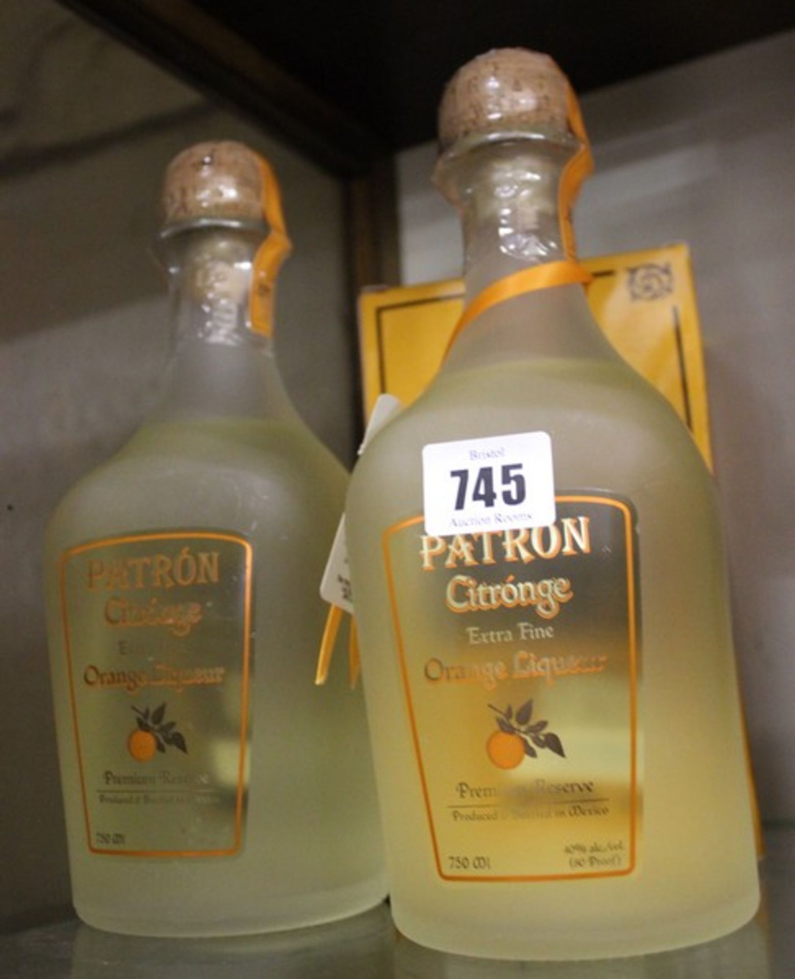 Patron tequila (750ml) and two Patron Citronge (750ml) (Over 18s only).