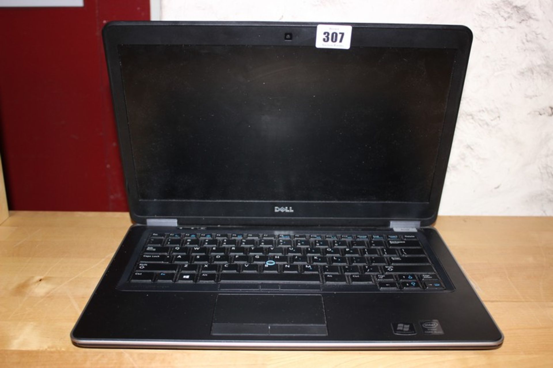 A Dell Latitude E7440 laptop (Hard drive removed).
