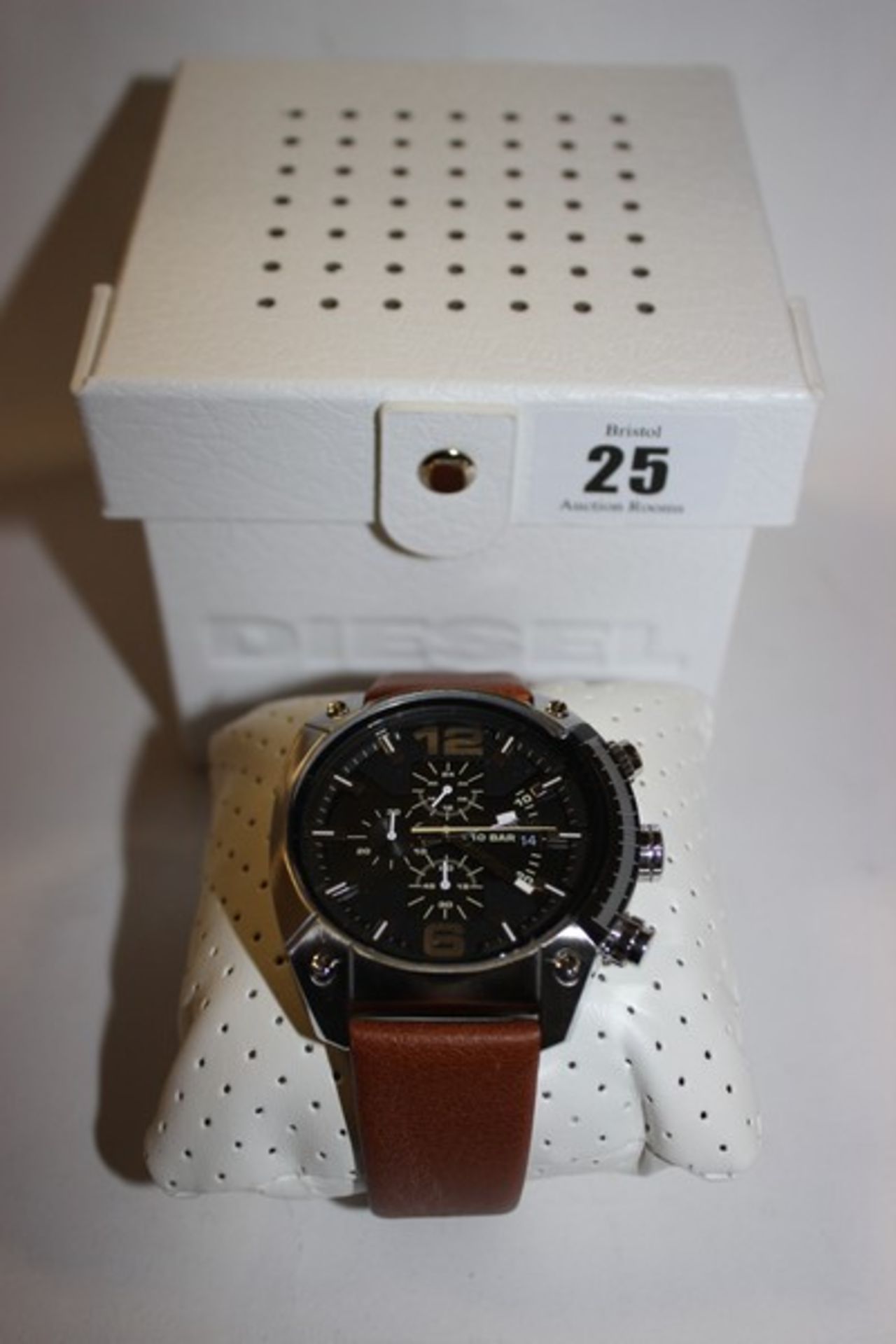 A men's Diesel overflow chronograph watch DZ4296 (Boxed as new).