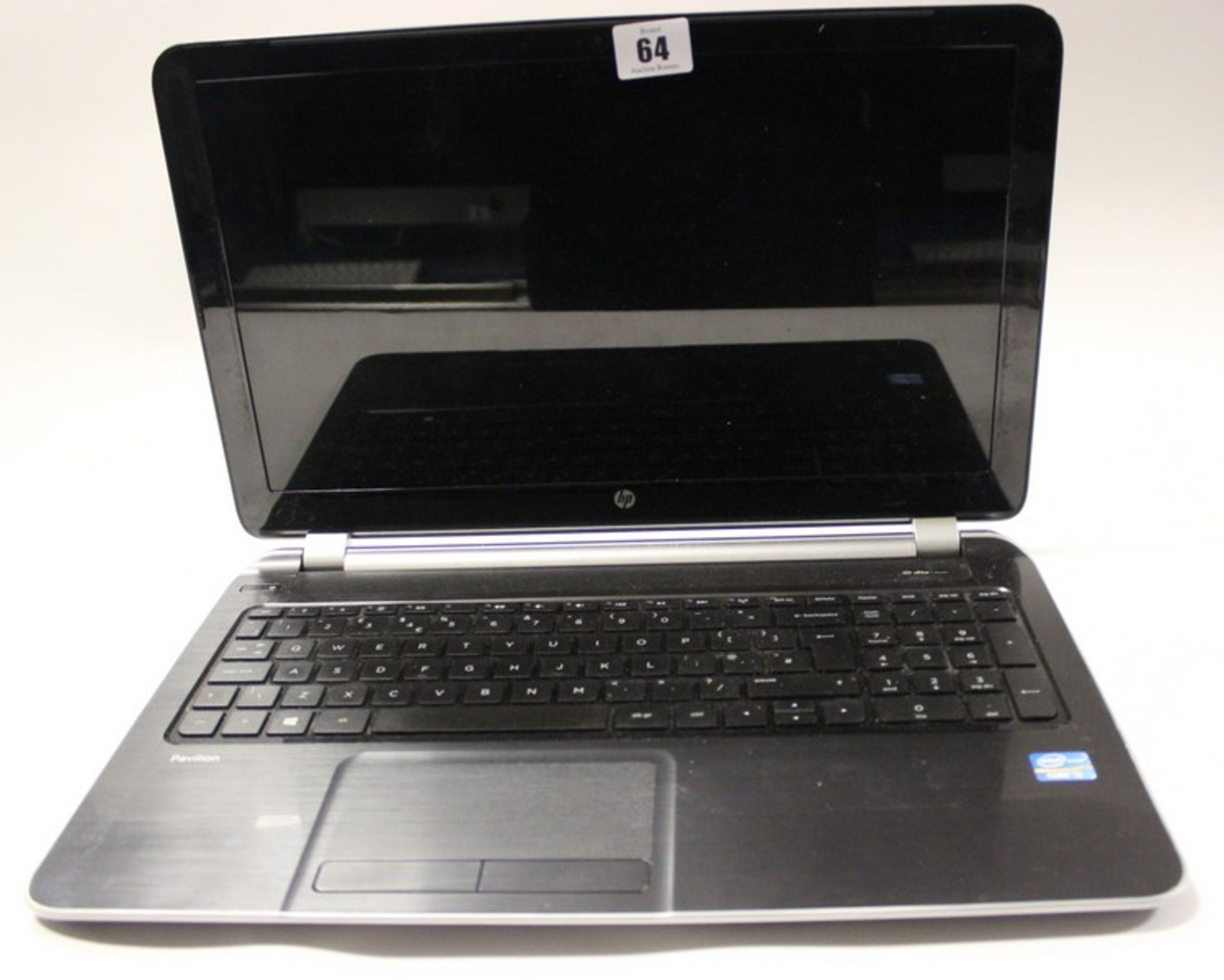 An HP Pavilion Notebook model: 15-n290sa (Hard drive removed).