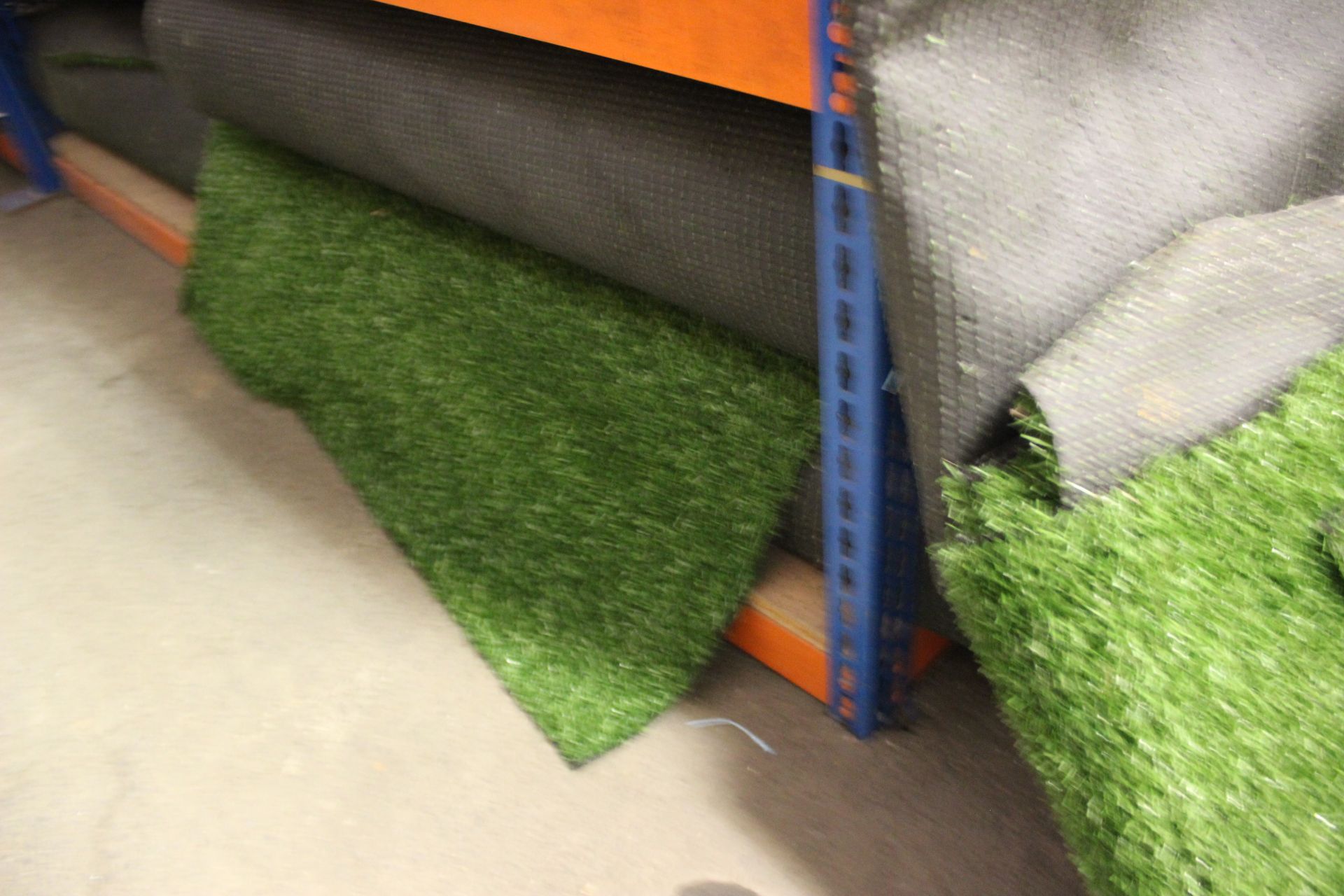 A quantity of set props and dressing to include artificial grass. - Image 3 of 3