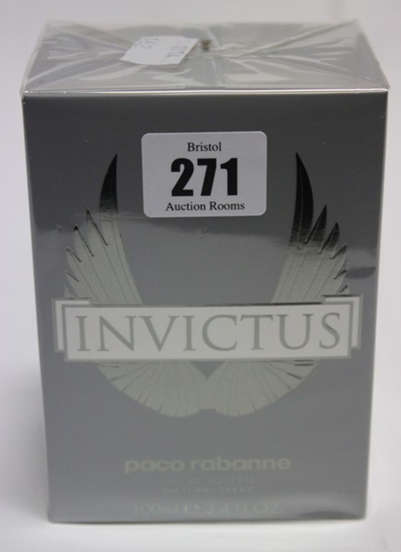 Four Paco Rabanne Invictus eau de toilette (100ml).