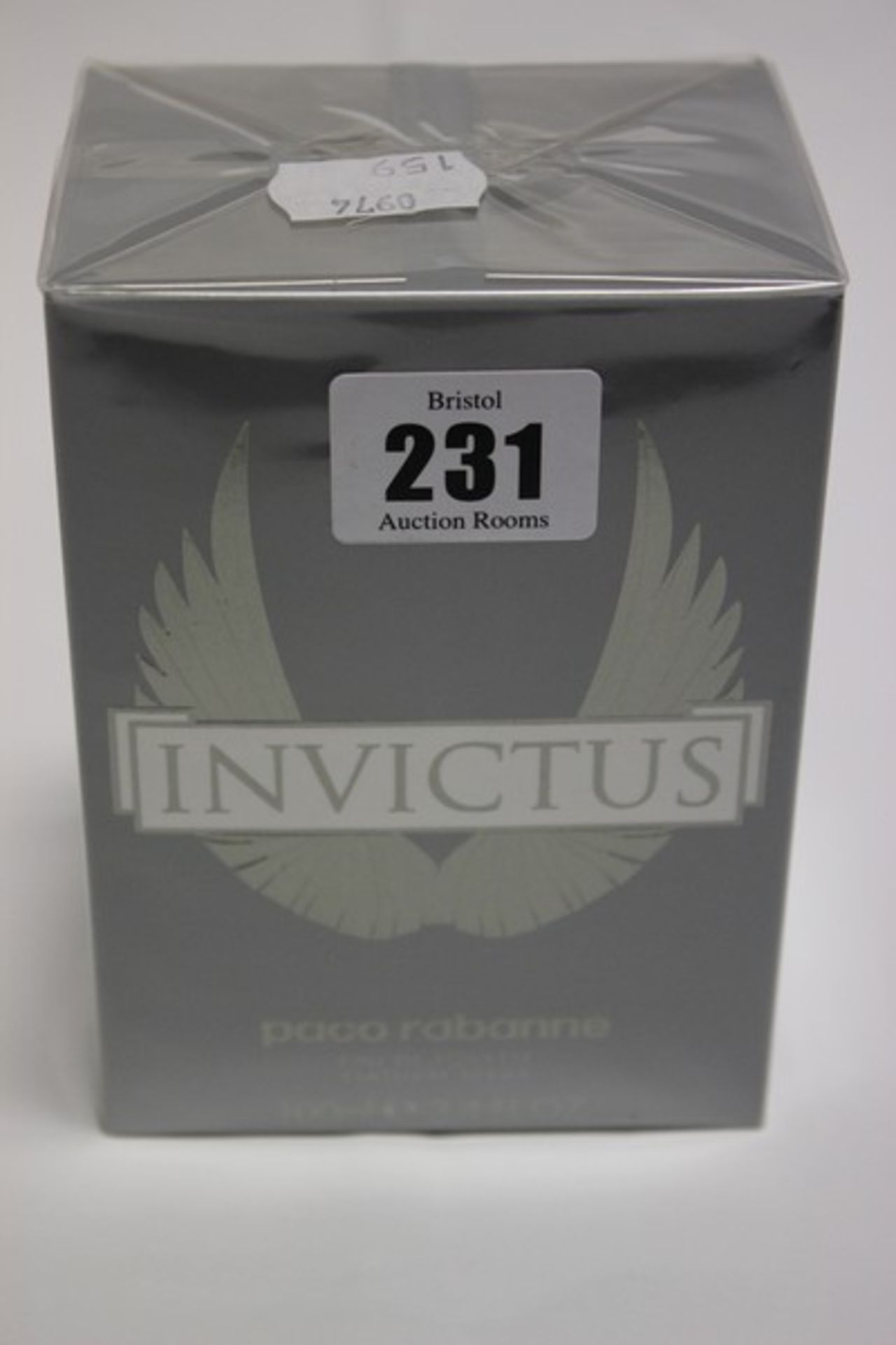 Four Paco Rabanne Invictus eau de toilette (100ml).