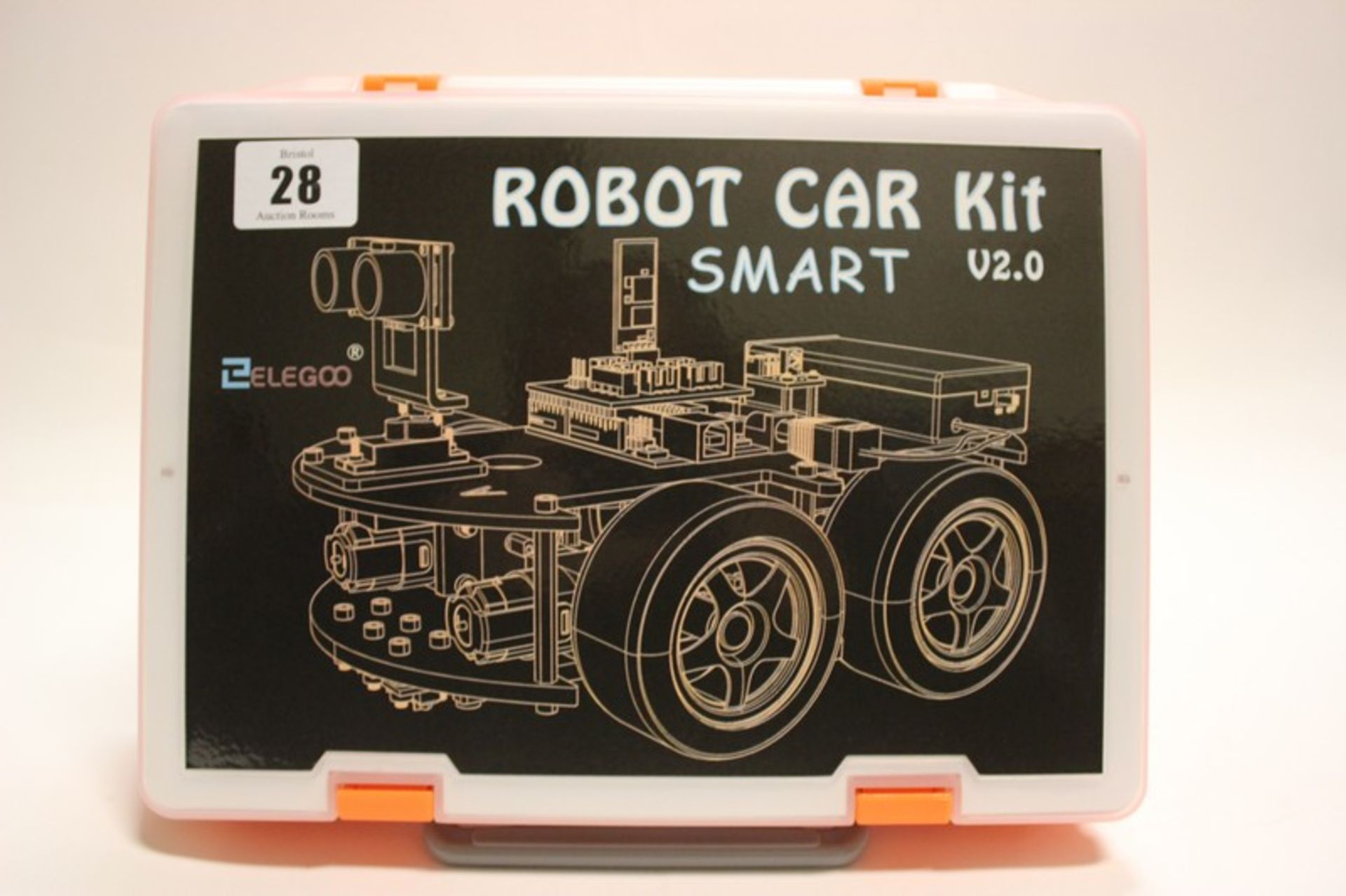 Three as new Elegoo UNO Project Smart Robot Car Kit V2.0 with Four-wheel Drives, UNO R3.