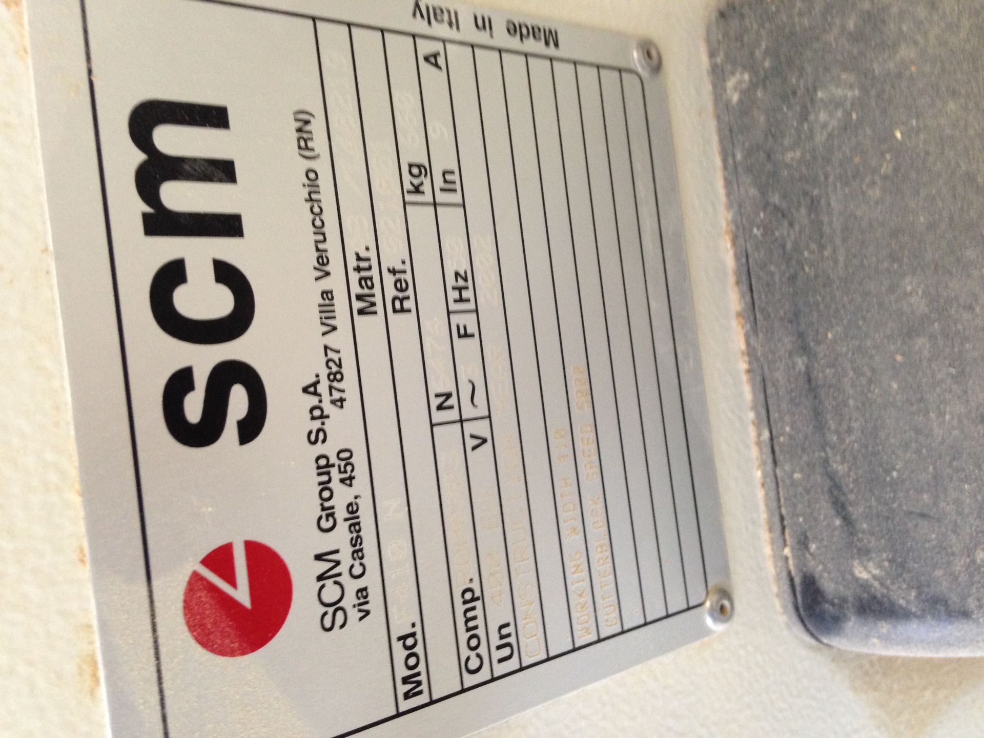 SCM surfacer F410N. - Image 2 of 2