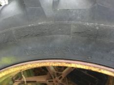 13.6R38 Dual Wheels Tread good but some crack in sides Location: Peterborough, Cambridgeshire