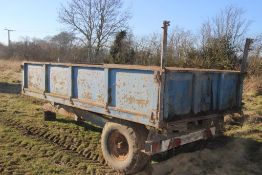 AS 6t tipping trailer (1973) single axle tipping trailer, Location: Lincoln, Lincolnshire