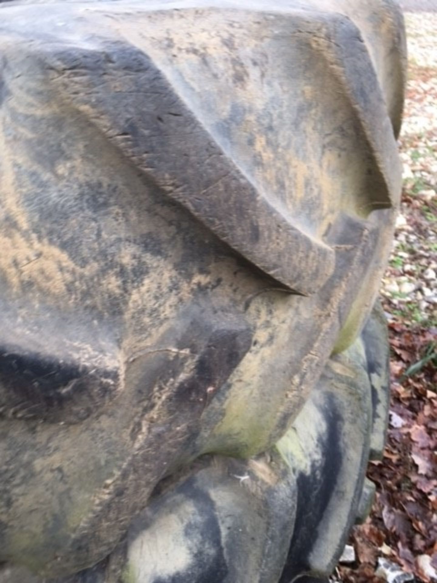 Please note corrected description - A pair of 6930 rear wheels and tyres. 520/85/R38. - Image 4 of 4
