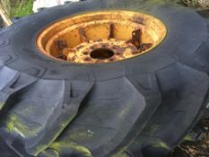Pirelli TM700 480/70R26 Ex cyclone Beet Harvester tyre, Location: Peterborough, Cambridgeshire