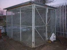 Mesh cage. 12ft x 8ft, has been dismantled. Ideal dog run. Location: Norwich, Norfolk.