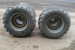 Alliance 331 tyres x 4. (A8) 700/50/26.5 complete, 10 stud. Location: Cawston, Norfolk.