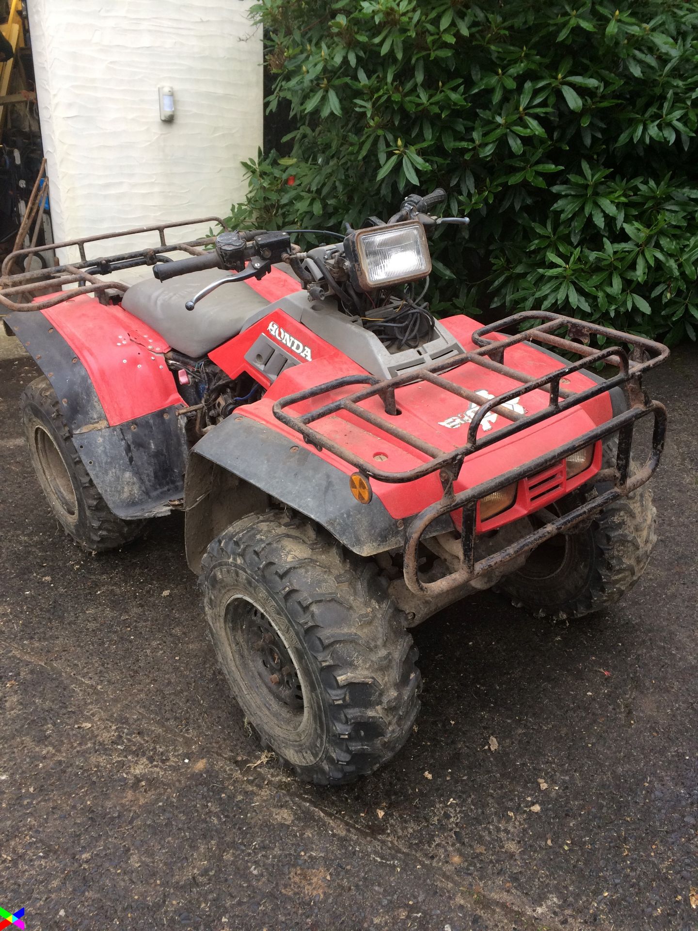 Honda Big Red TRX 300 4x4 Quad Bike. Turns over but non runner. Location - Great Torrington, Devon