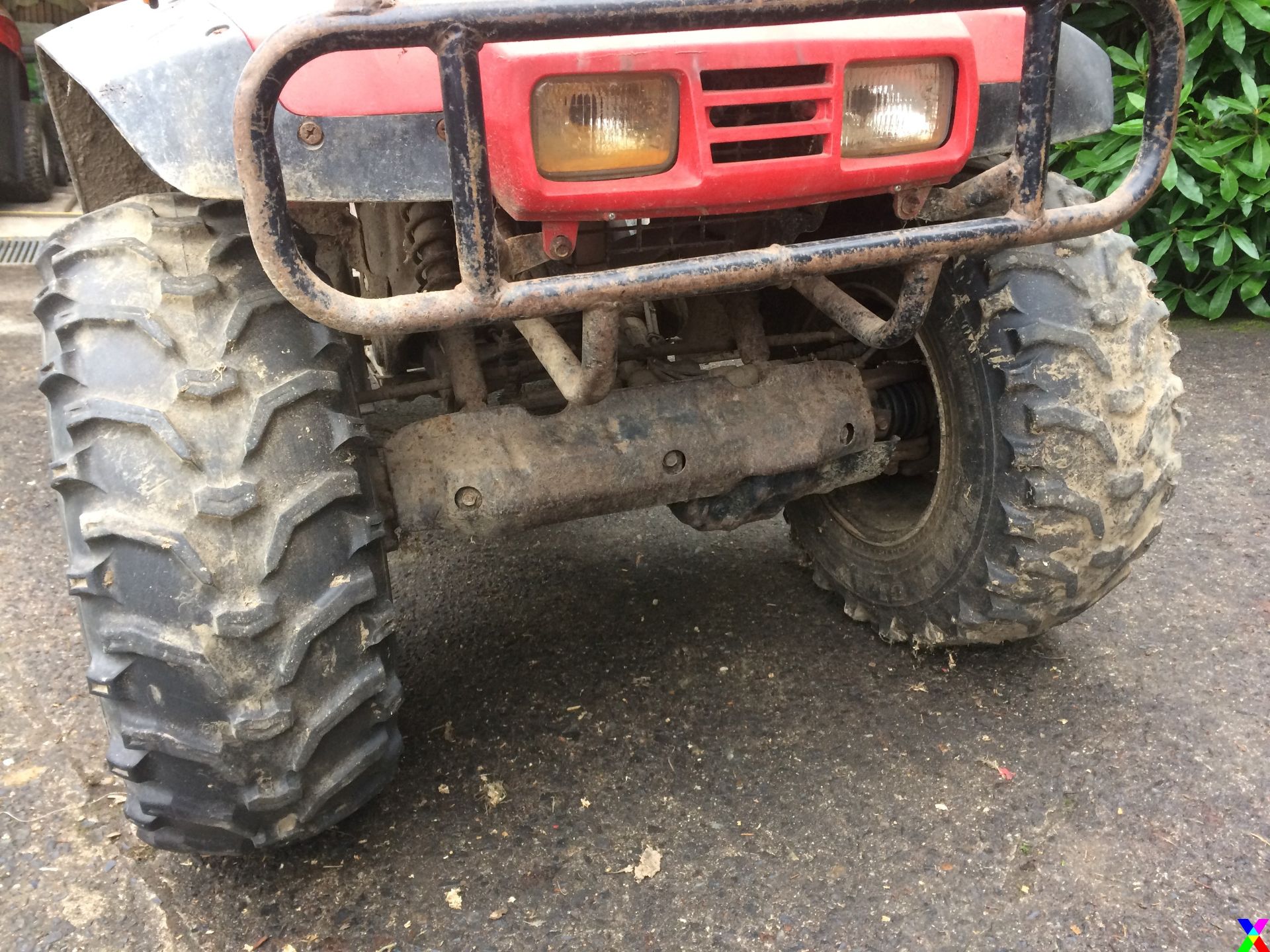 Honda Big Red TRX 300 4x4 Quad Bike. Turns over but non runner. Location - Great Torrington, Devon - Image 2 of 8