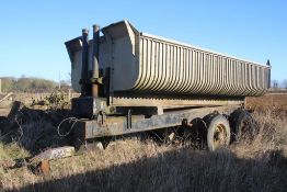 Tipping trailer - converted lorry body double axle Location: Lincoln, Lincolnshire