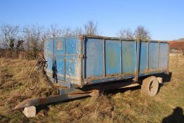 Househam 6t Trailer (1973) Single axle tipping trailer removable sides Location Lincoln Lincolnshire