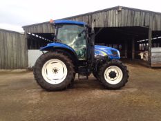 New Holland T6040, 4458 hours, Year 2011. Registration Number: AU61 COH. Location: Norwich, Norfolk.