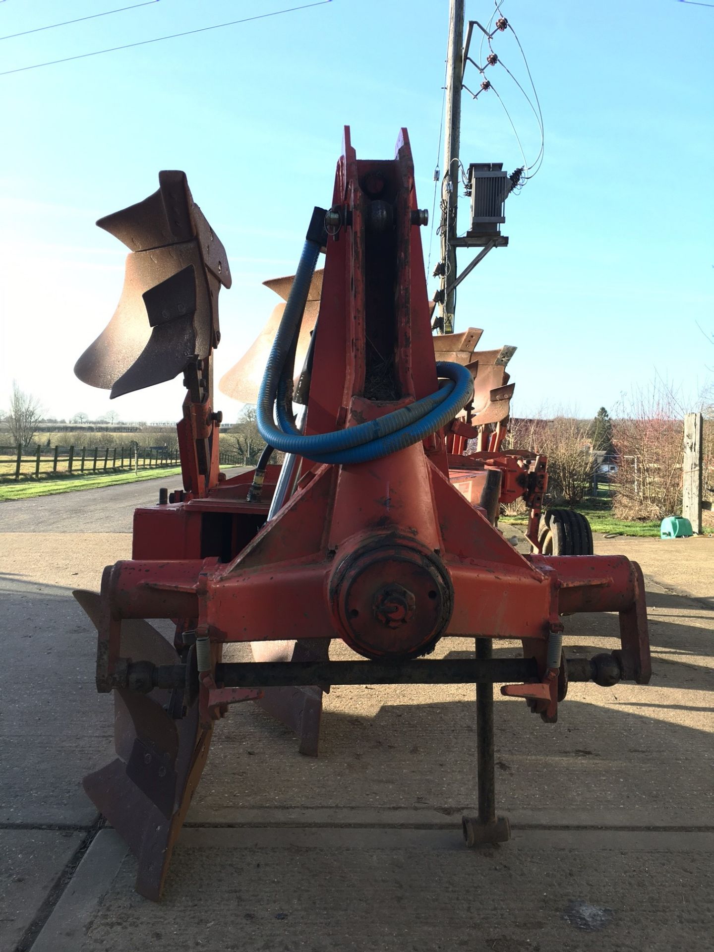 Gregoire Besson R65 514 160 90 5f reversible plough (95) - Location - Sandy Bedfordshire - Image 4 of 5