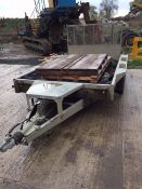 Ifor Williams Plank trailer (approx 2006) Serial No 458897 Location: Wellingborough Northamptonshire