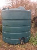 10,000 Litre Tank Condition as shown leaks around the tap Location: Peterborough, Cambridgeshire