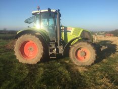 Claas Axion 840 (2012). 213hp tractor, with only 3681 hours on the clock. Front Tyres - 540/65r30.