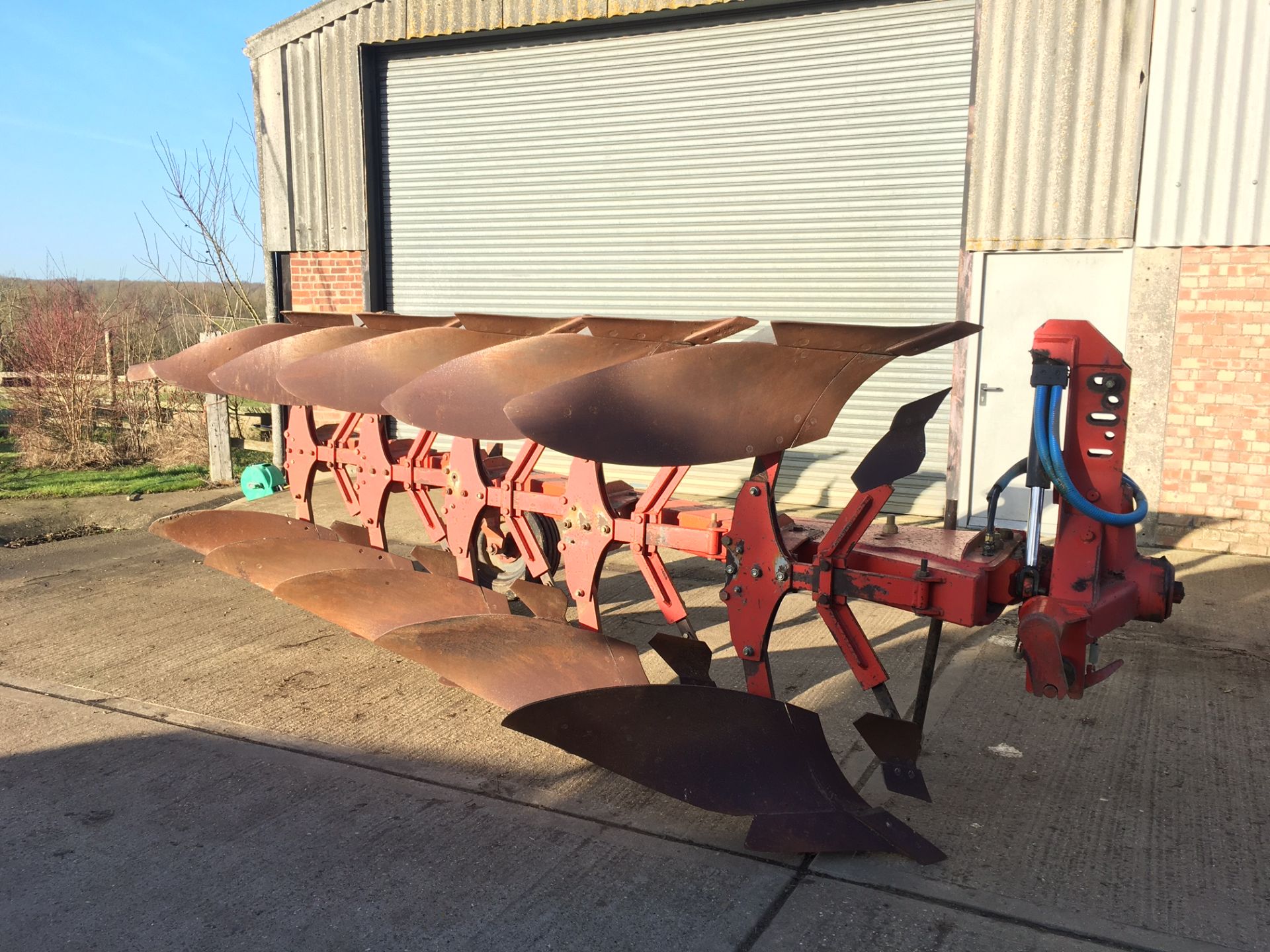 Gregoire Besson R65 514 160 90 5f reversible plough (95) - Location - Sandy Bedfordshire - Image 5 of 5