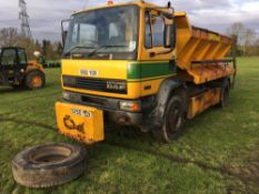 DAF 55 lorry with Whaleblazer grit spreading body