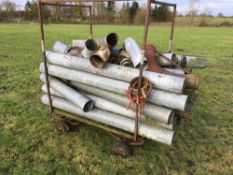 Qty Kongskilde grain blower tubes