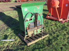 The Crushman 3-point linkage hydraulic compact concrete crusher